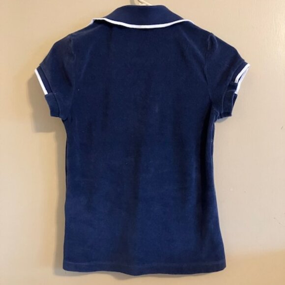 Navy Blue Terry Top - Picture 4 of 4